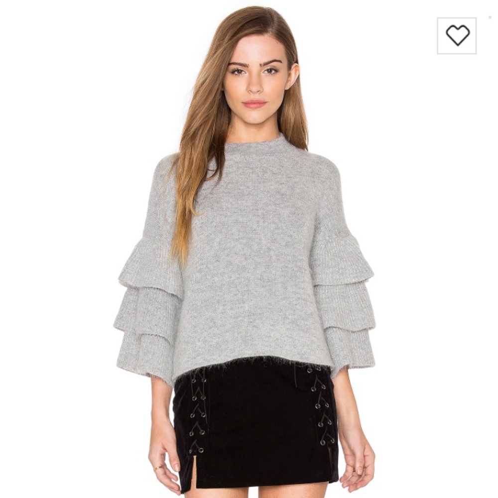 Endless Rose Ruffle Sleeve Sweater